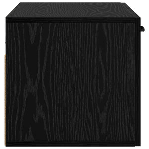 Ντουλάπα Τοίχου 60 x 36,5 x 35 cm Επεξεργασμένο Ξύλο Μαύρη Δρυς - Pakobazaar
