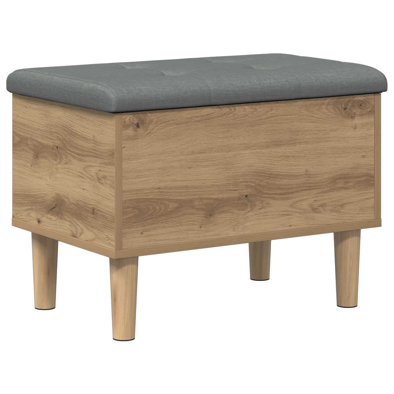 Παγκάκι αποθήκευσης με μαξιλάρι Artisan Δρυς 62 x 42 x 46 εκ