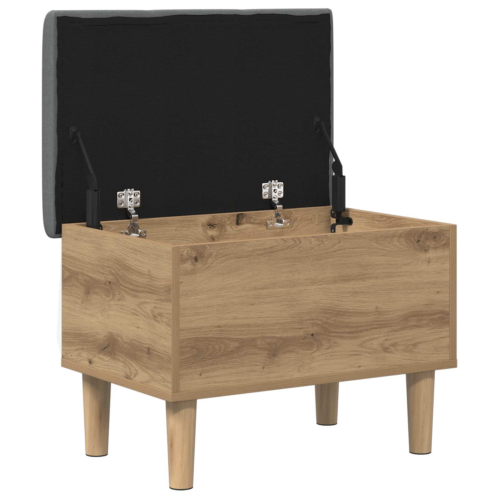 Παγκάκι αποθήκευσης με μαξιλάρι Artisan Δρυς 62 x 42 x 46 εκ