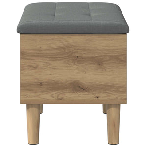 Παγκάκι αποθήκευσης με μαξιλάρι Artisan Δρυς 62 x 42 x 46 εκ