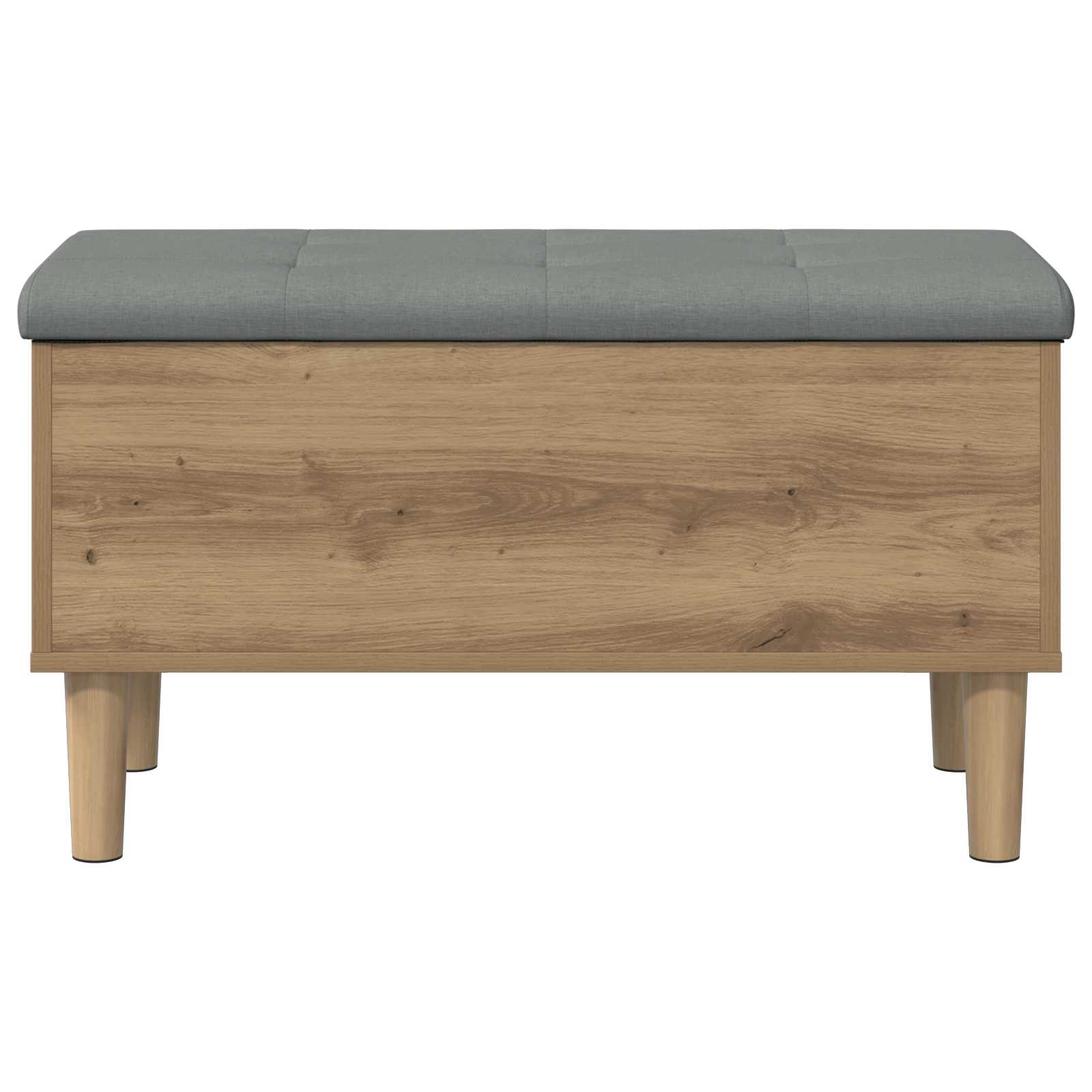 Παγκάκι αποθήκευσης με μαξιλάρι Artisan Δρυς 82 x 42 x 46 εκ - Pakobazaar