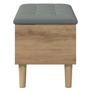 Παγκάκι αποθήκευσης με μαξιλάρι Artisan Δρυς 82 x 42 x 46 εκ - Pakobazaar