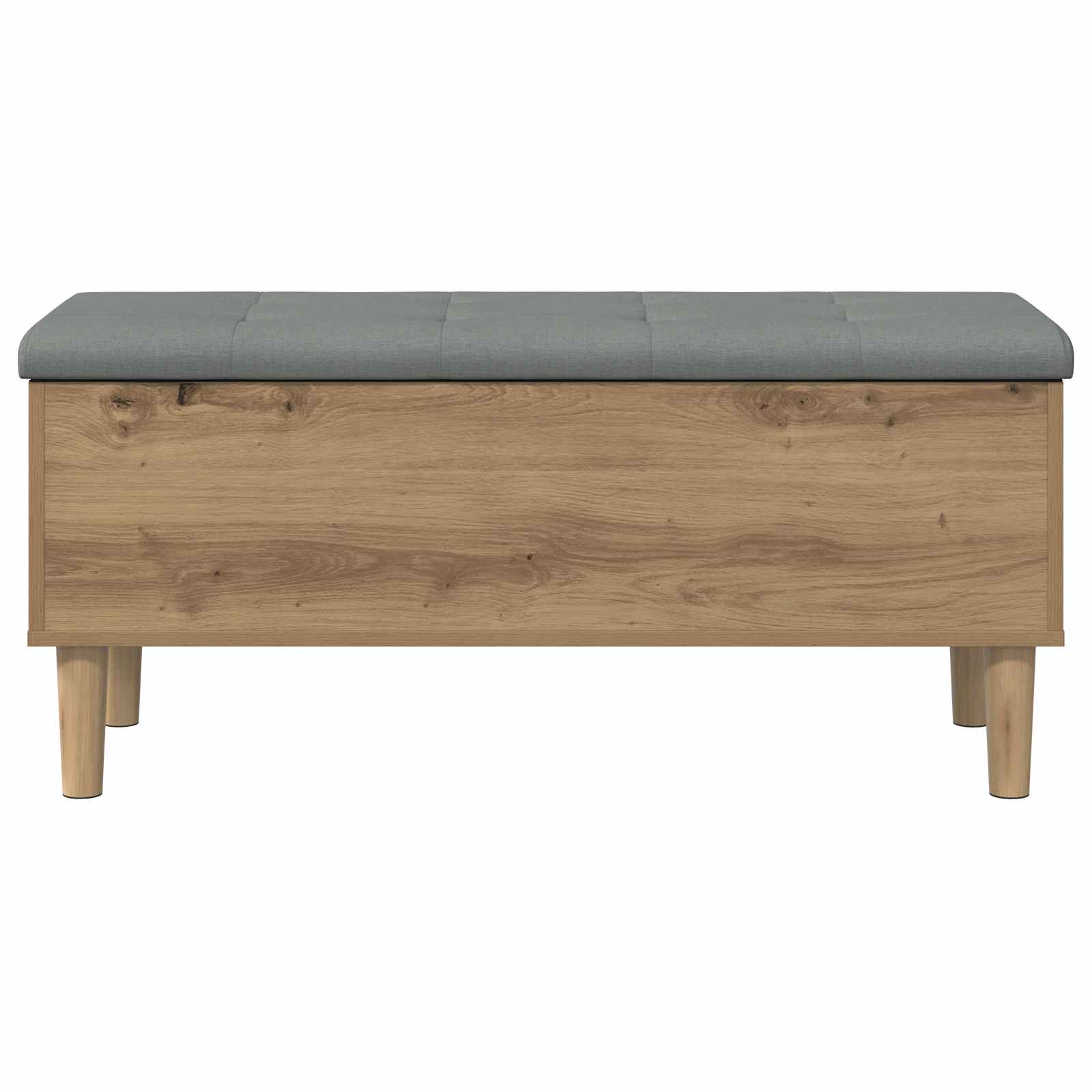 Παγκάκι αποθήκευσης με μαξιλάρι Artisan Δρυς 102 x 42 x 46 εκ - Pakobazaar
