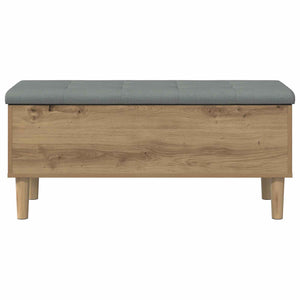 Παγκάκι αποθήκευσης με μαξιλάρι Artisan Δρυς 102 x 42 x 46 εκ - Pakobazaar