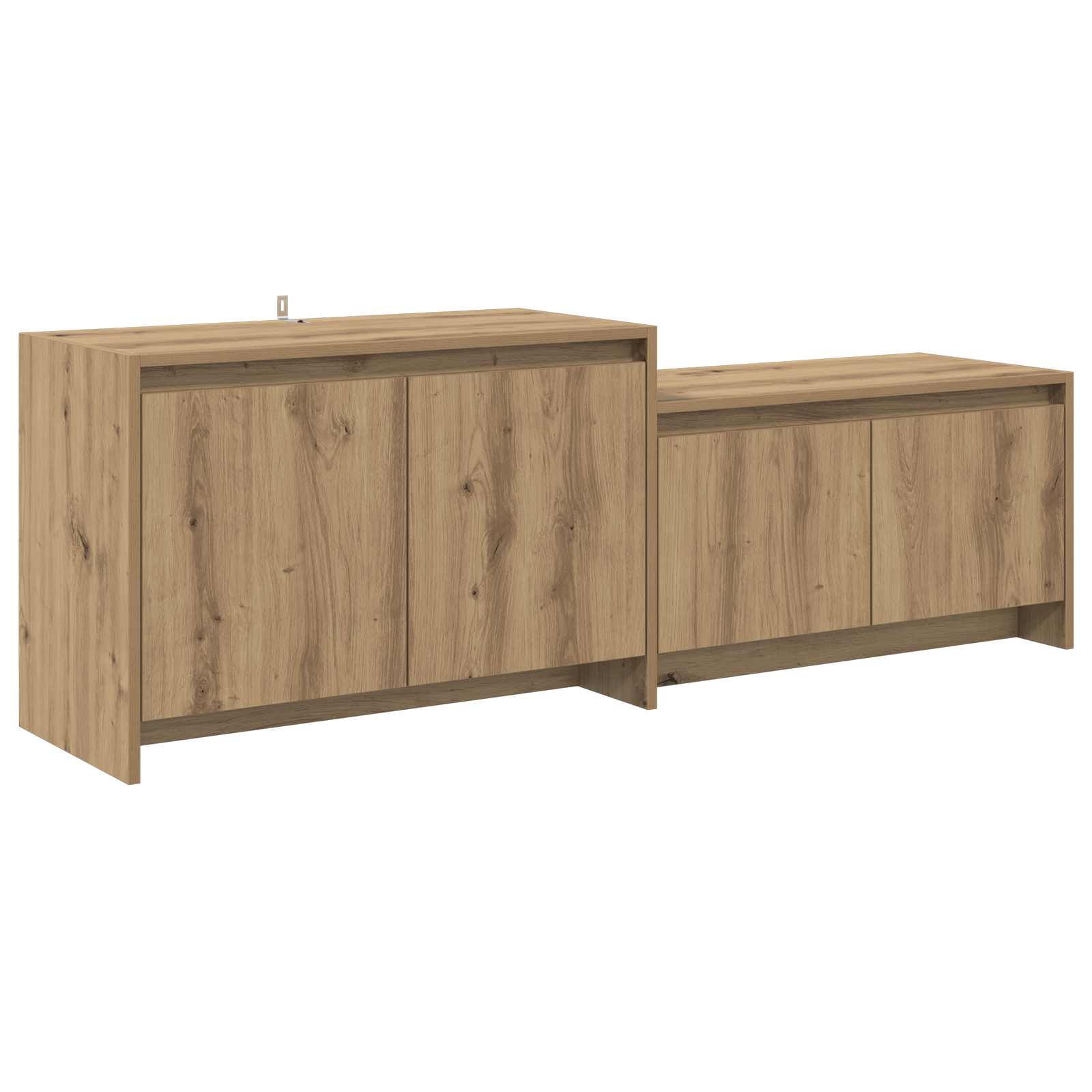 Ντουλάπι TV 147 x 35 x 50 εκ. Artisan Δρυς Επεξεργασμένο Ξύλο - Pakobazaar