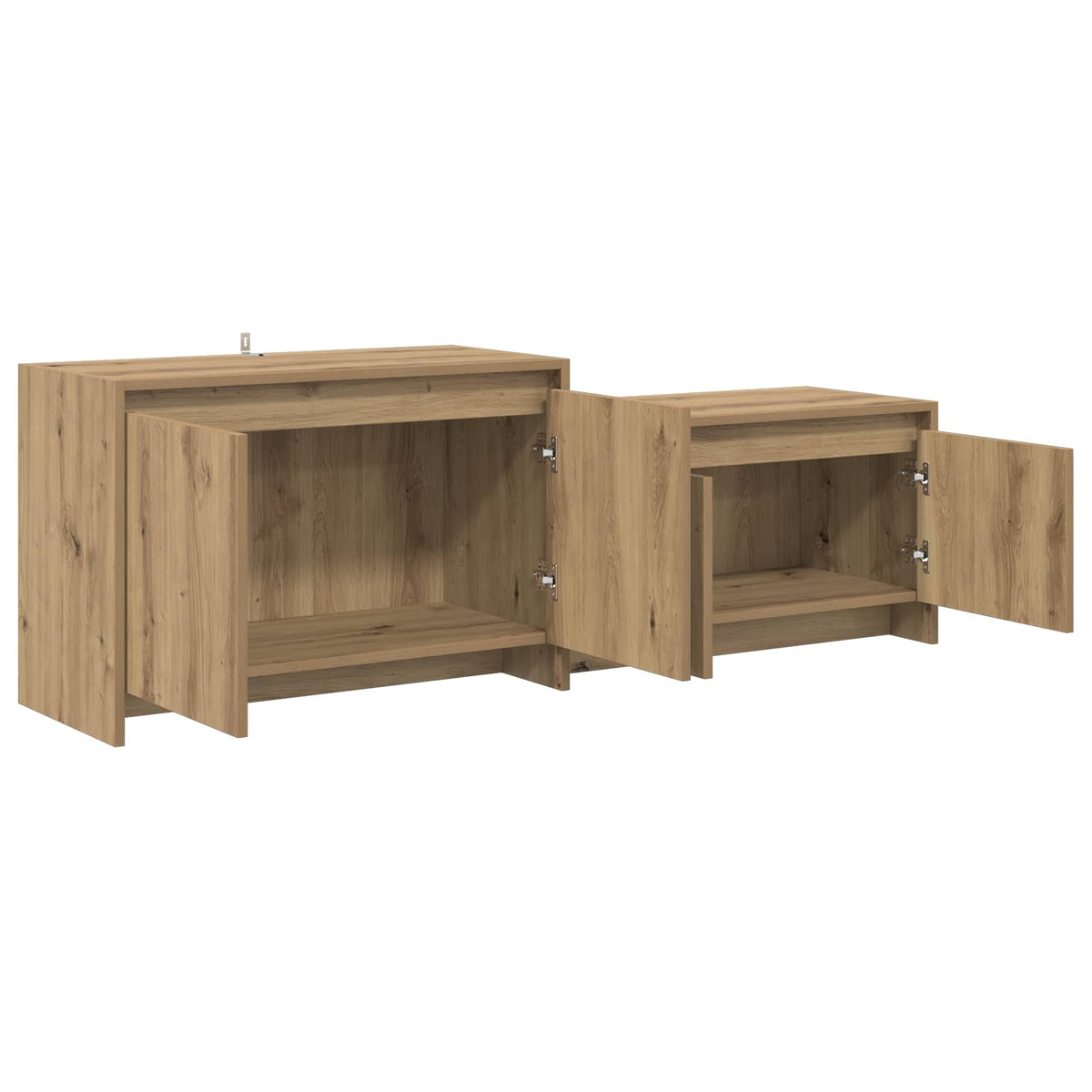 Ντουλάπι TV 147 x 35 x 50 εκ. Artisan Δρυς Επεξεργασμένο Ξύλο - Pakobazaar