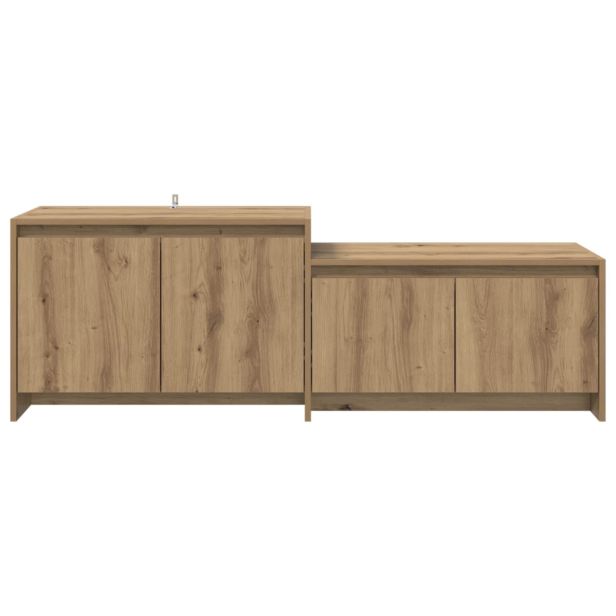 Ντουλάπι TV 147 x 35 x 50 εκ. Artisan Δρυς Επεξεργασμένο Ξύλο - Pakobazaar