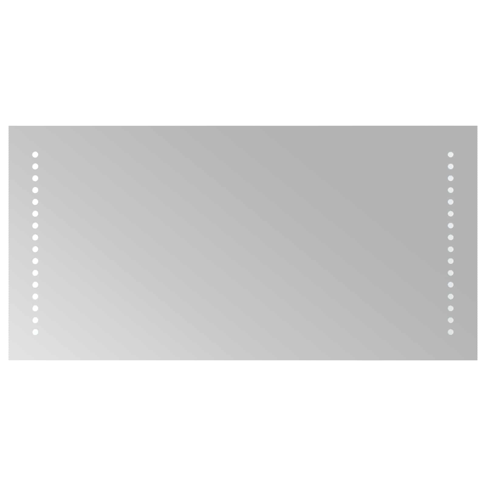 Καθρέφτης μπάνιου LED Διαφανές 60 x 30 cm σκληρυμένο γυαλί - Pakobazaar