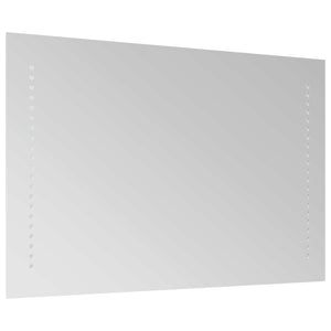 Καθρέφτης μπάνιου LED Διαφανές 70 x 40 cm σκληρυμένο γυαλί - Pakobazaar