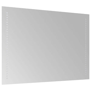 Καθρέφτης μπάνιου LED Διαφανές 70 x 50 cm σκληρυμένο γυαλί - Pakobazaar