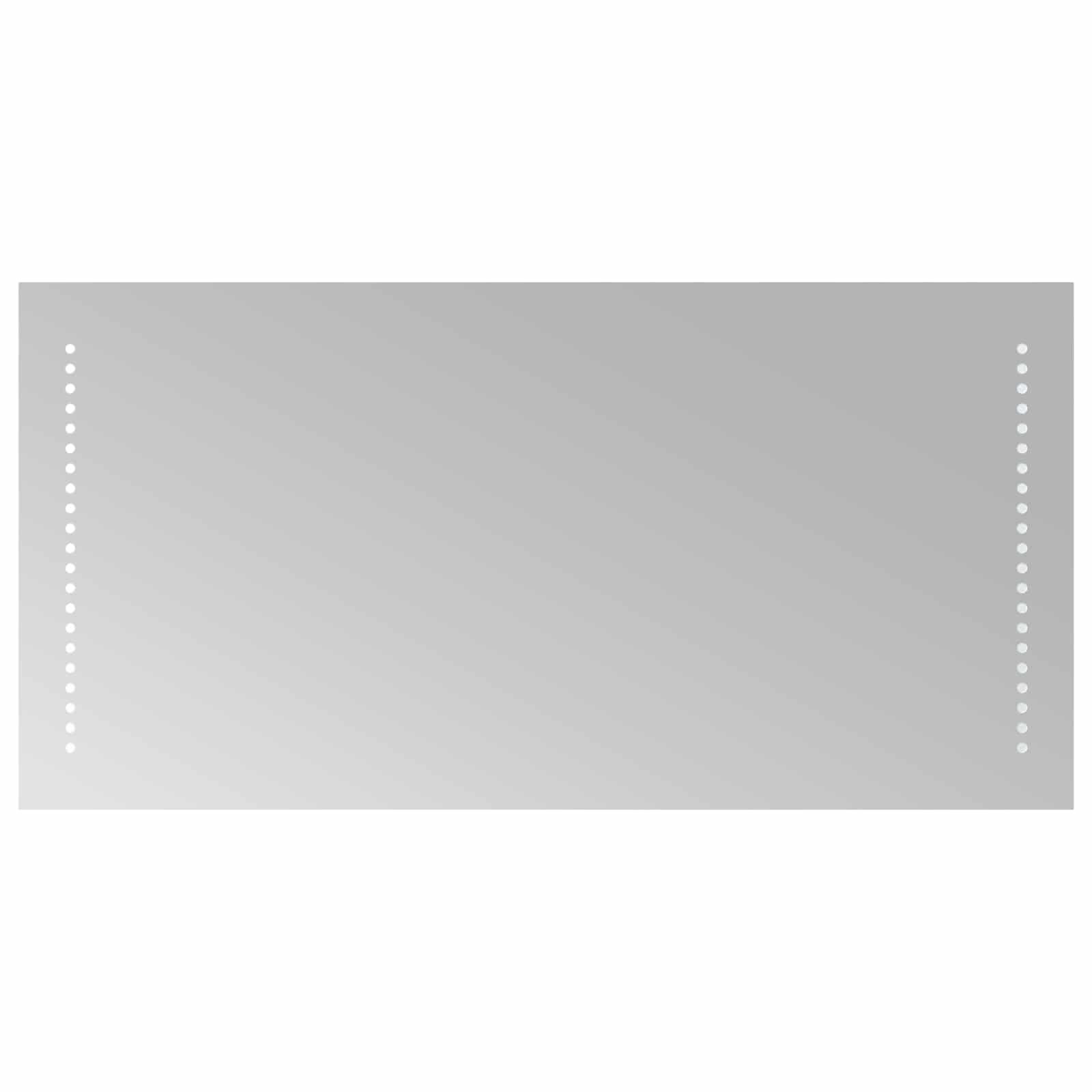 Καθρέφτης μπάνιου LED Διαφανές 80 x 40 cm σκληρυμένο γυαλί