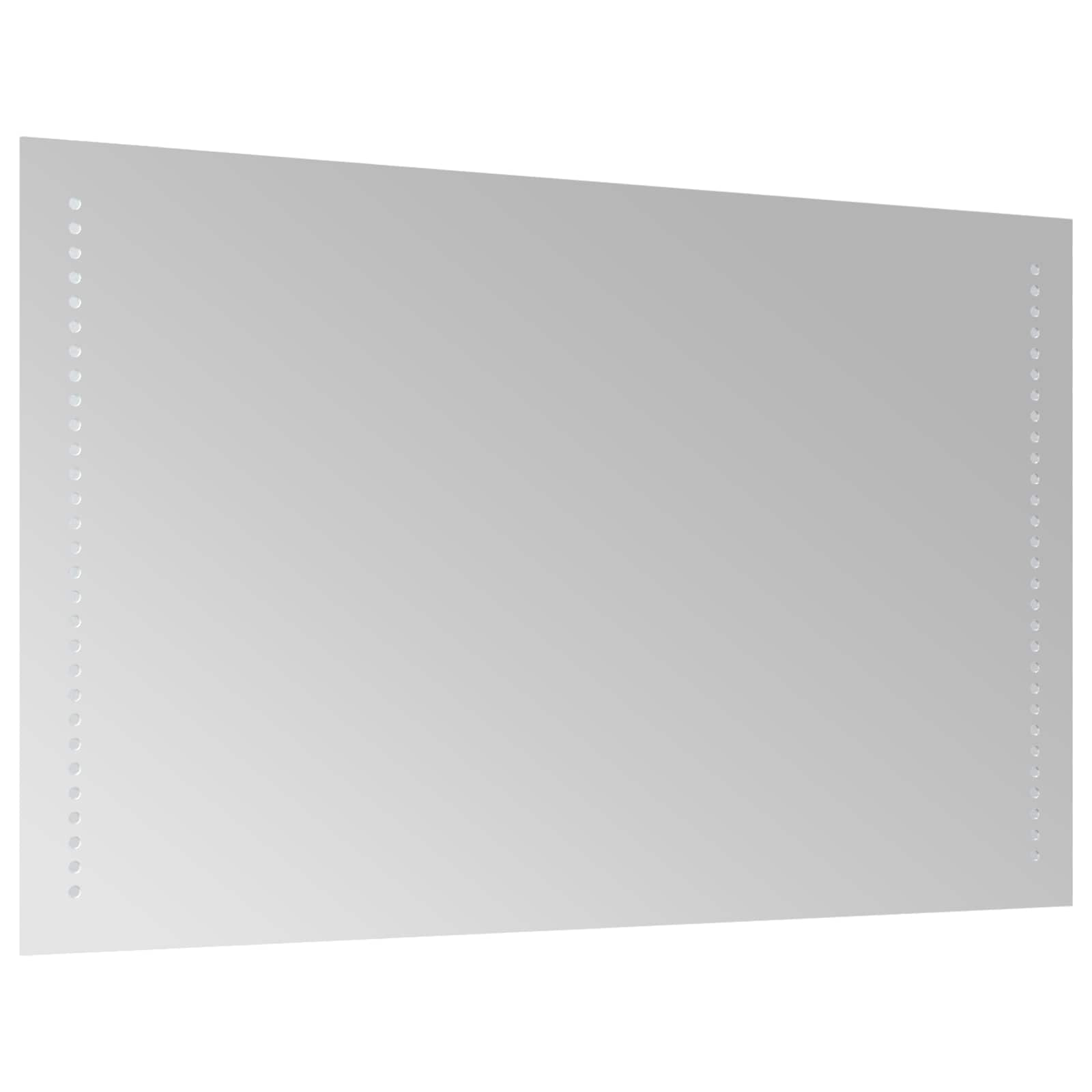 Καθρέφτης μπάνιου LED Διαφανές 80 x 50 cm σκληρυμένο γυαλί