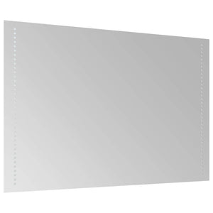 Καθρέφτης μπάνιου LED Διαφανές 90 x 60 cm σκληρυμένο γυαλί - Pakobazaar