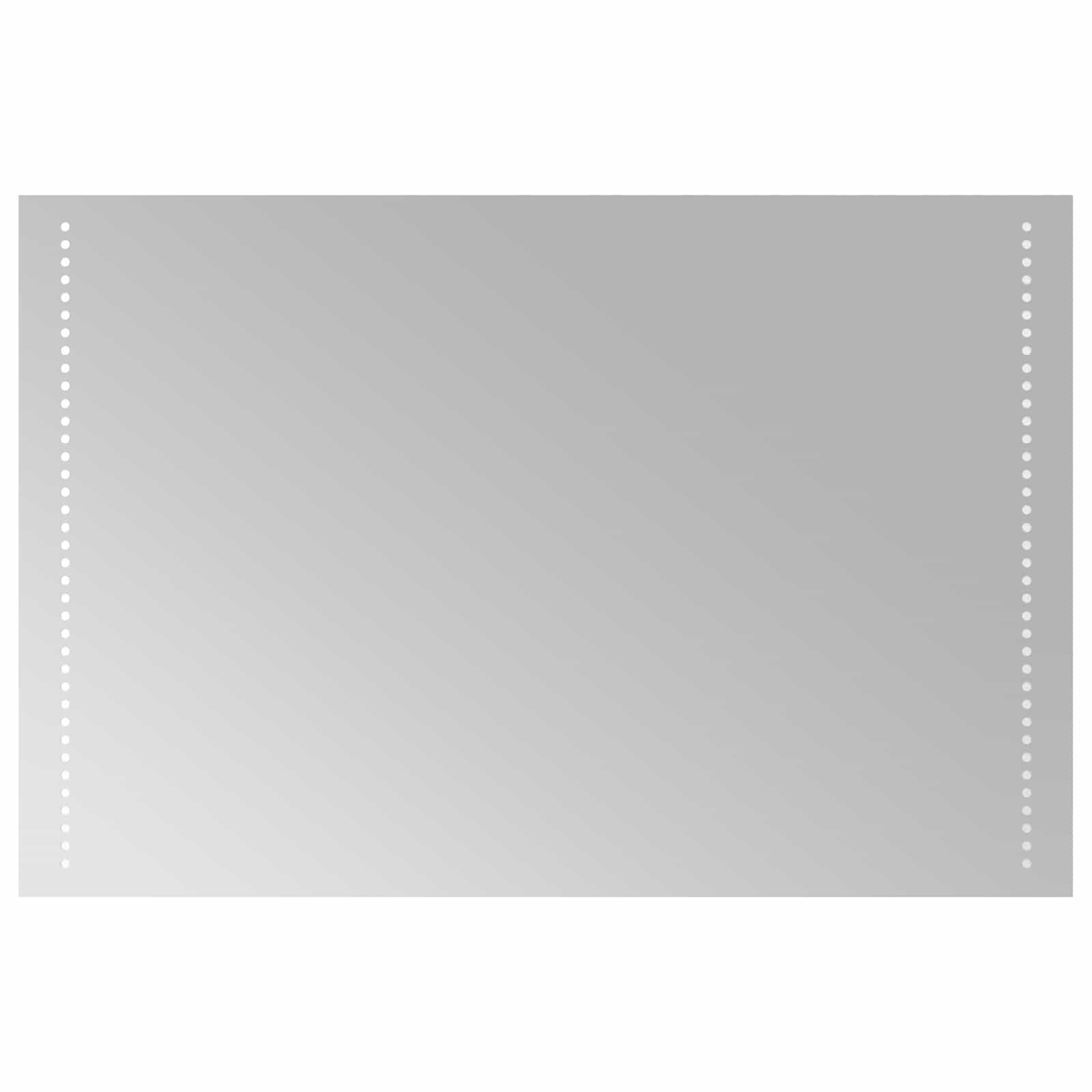 Καθρέφτης μπάνιου LED Διαφανές 90 x 60 cm σκληρυμένο γυαλί