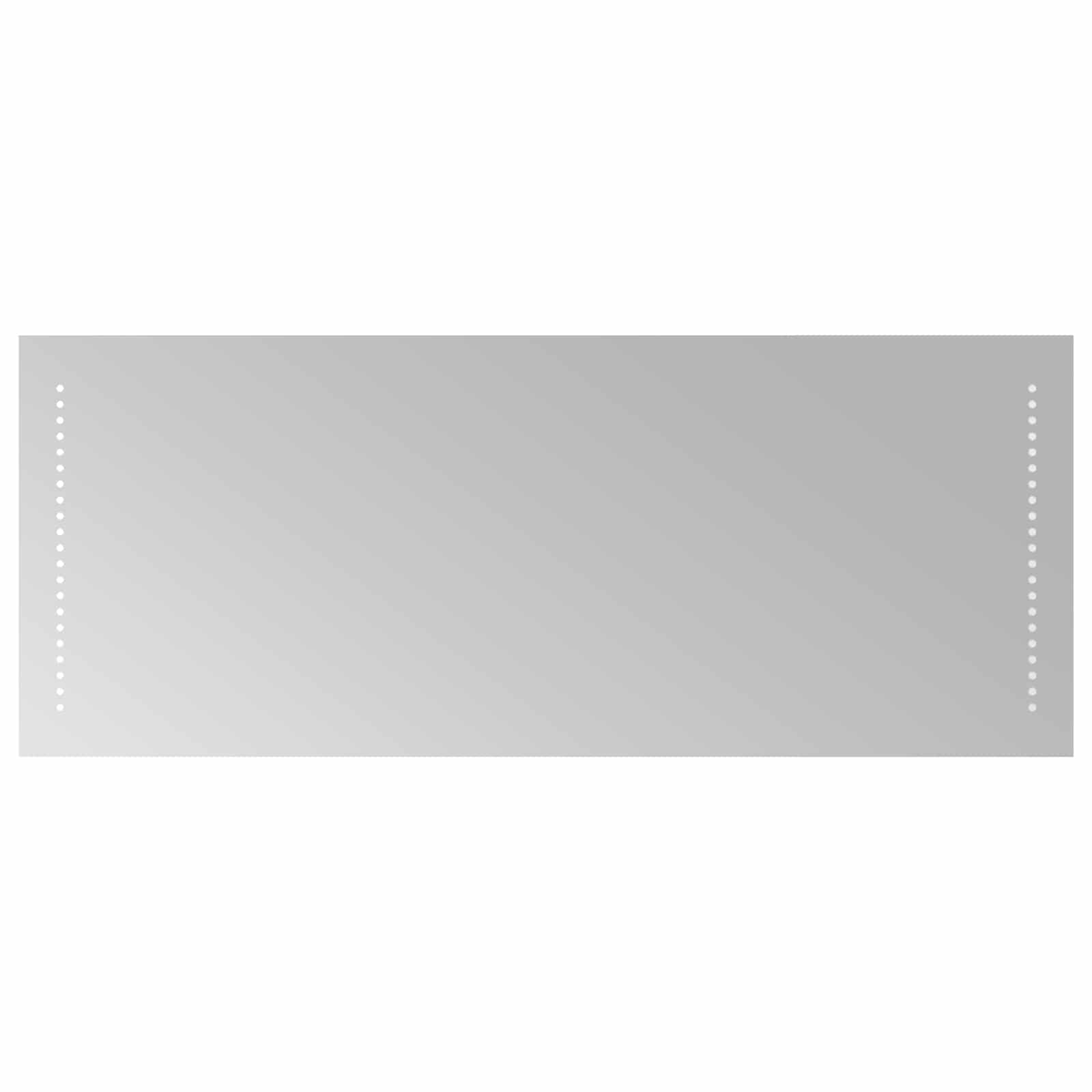 Καθρέφτης μπάνιου LED Διαφανές 100 x 40 cm σκληρυμένο γυαλί - Pakobazaar