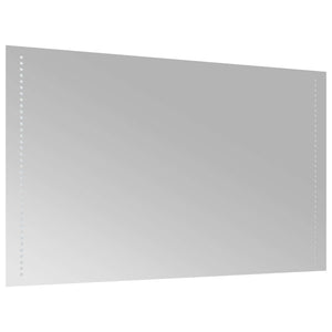 Καθρέφτης μπάνιου LED Διαφανές 100 x 60 cm σκληρυμένο γυαλί - Pakobazaar