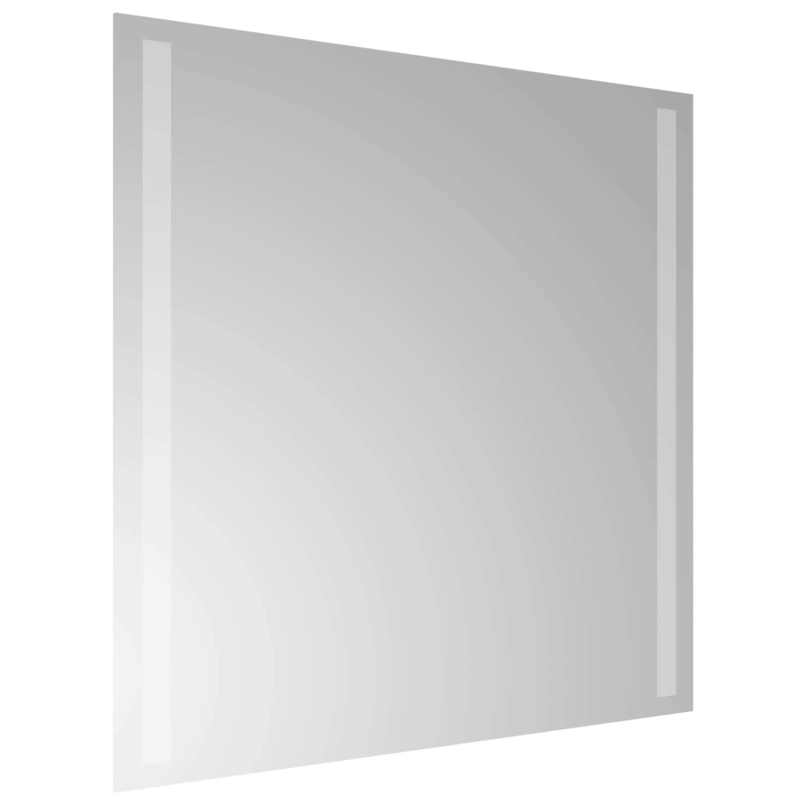 Καθρέφτης μπάνιου LED Διαφανές 50 x 50 cm σκληρυμένο γυαλί - Pakobazaar