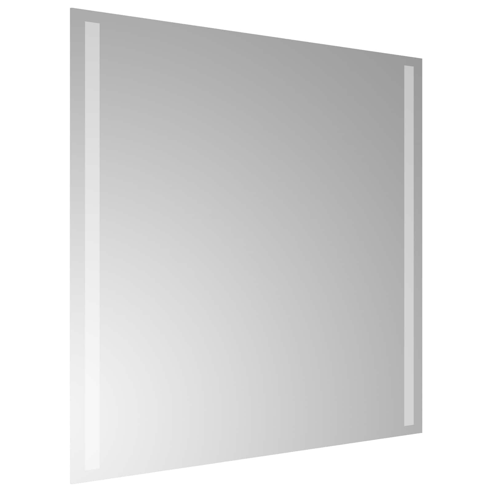 Καθρέφτης μπάνιου LED Διαφανές 60 x 60 cm σκληρυμένο γυαλί