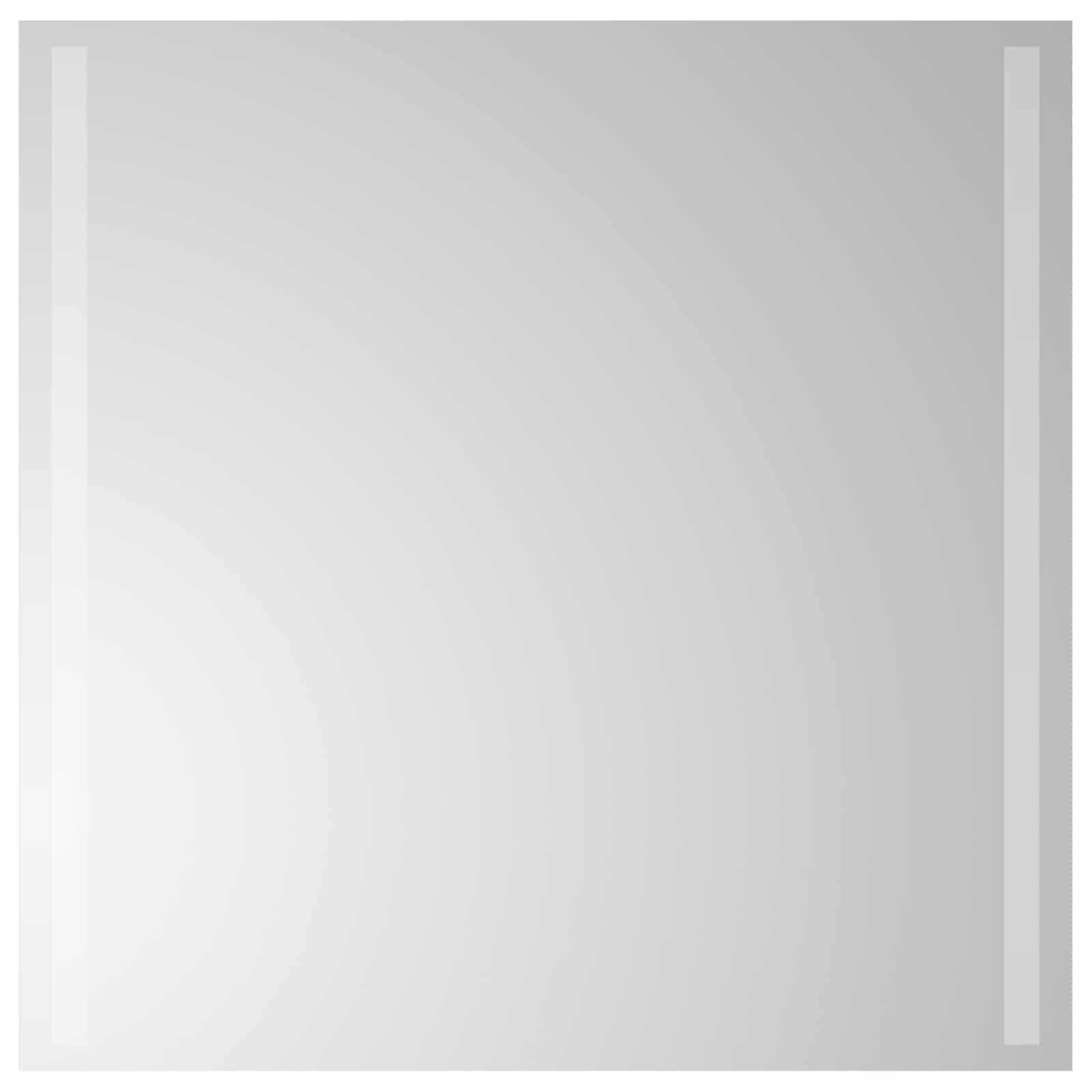 Καθρέφτης μπάνιου LED Διαφανές 60 x 60 cm σκληρυμένο γυαλί