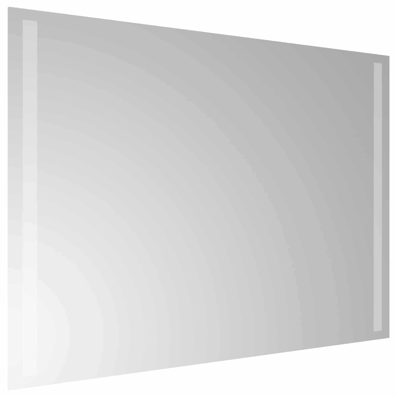 Καθρέφτης μπάνιου LED Διαφανές 70 x 50 cm σκληρυμένο γυαλί - Pakobazaar