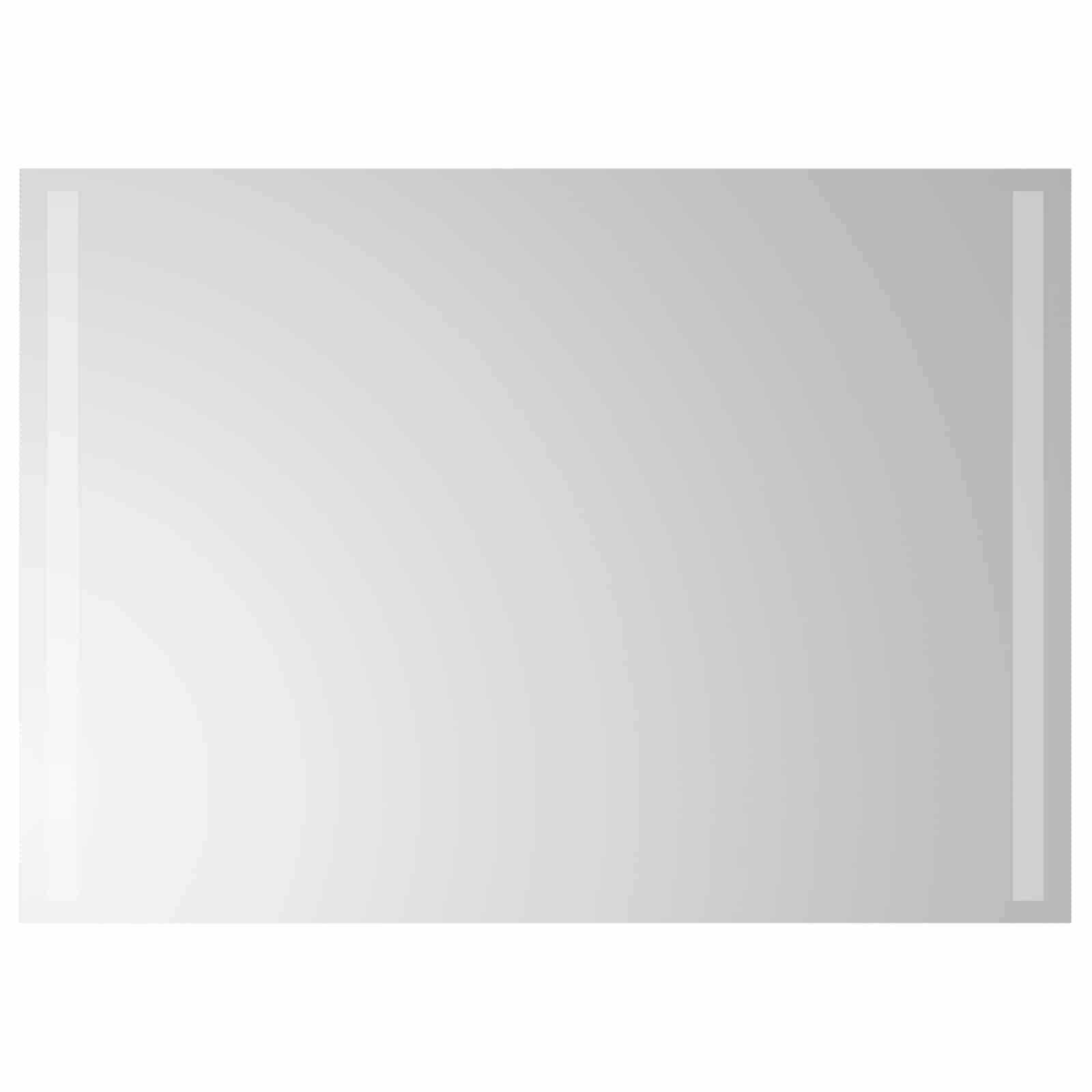 Καθρέφτης μπάνιου LED Διαφανές 70 x 50 cm σκληρυμένο γυαλί - Pakobazaar