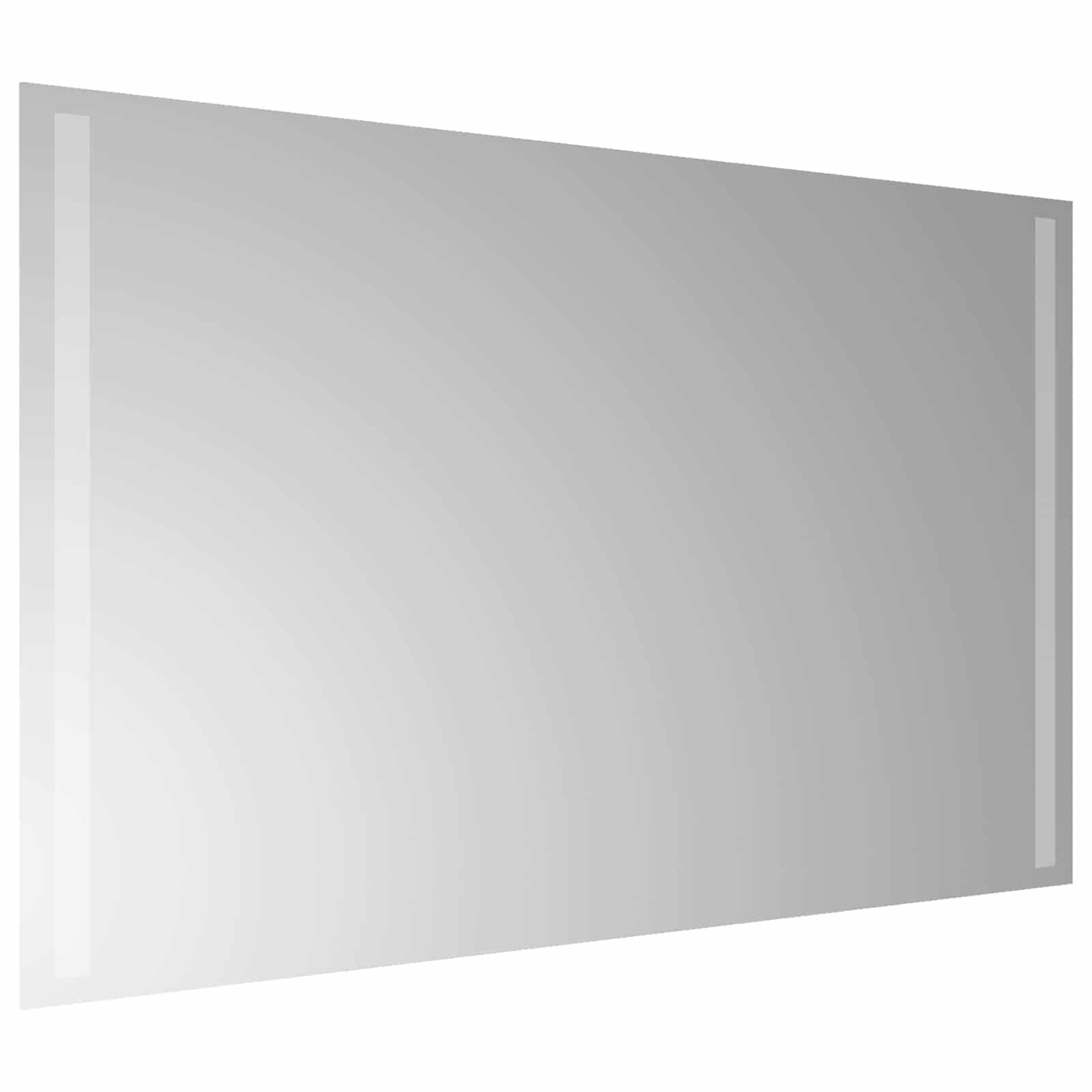 Καθρέφτης μπάνιου LED Διαφανές 80 x 50 cm σκληρυμένο γυαλί