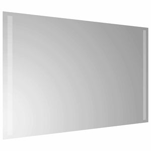 Καθρέφτης μπάνιου LED Διαφανές 80 x 50 cm σκληρυμένο γυαλί - Pakobazaar