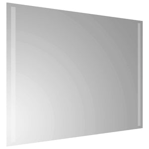 Καθρέφτης μπάνιου LED Διαφανές 80 x 60 cm σκληρυμένο γυαλί - Pakobazaar