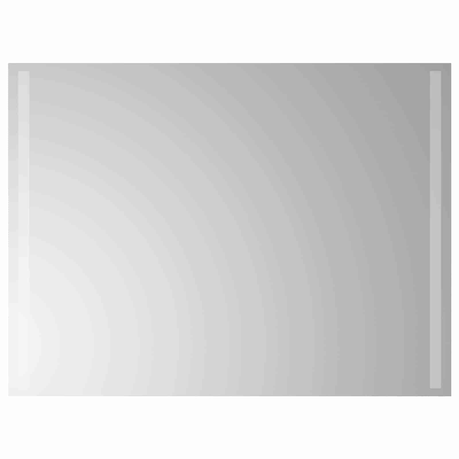Καθρέφτης μπάνιου LED Διαφανές 80 x 60 cm σκληρυμένο γυαλί - Pakobazaar