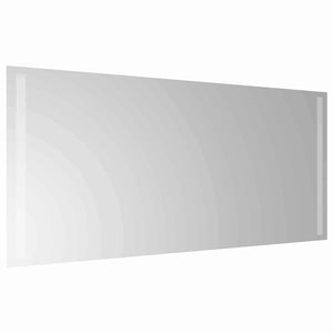 Καθρέφτης μπάνιου LED Διαφανές 90 x 40 cm σκληρυμένο γυαλί - Pakobazaar