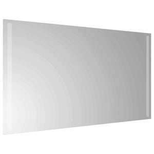 Καθρέφτης μπάνιου LED Διαφανές 90 x 50 cm σκληρυμένο γυαλί - Pakobazaar
