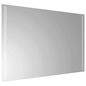 Καθρέφτης μπάνιου LED Διαφανές 90 x 60 cm σκληρυμένο γυαλί - Pakobazaar