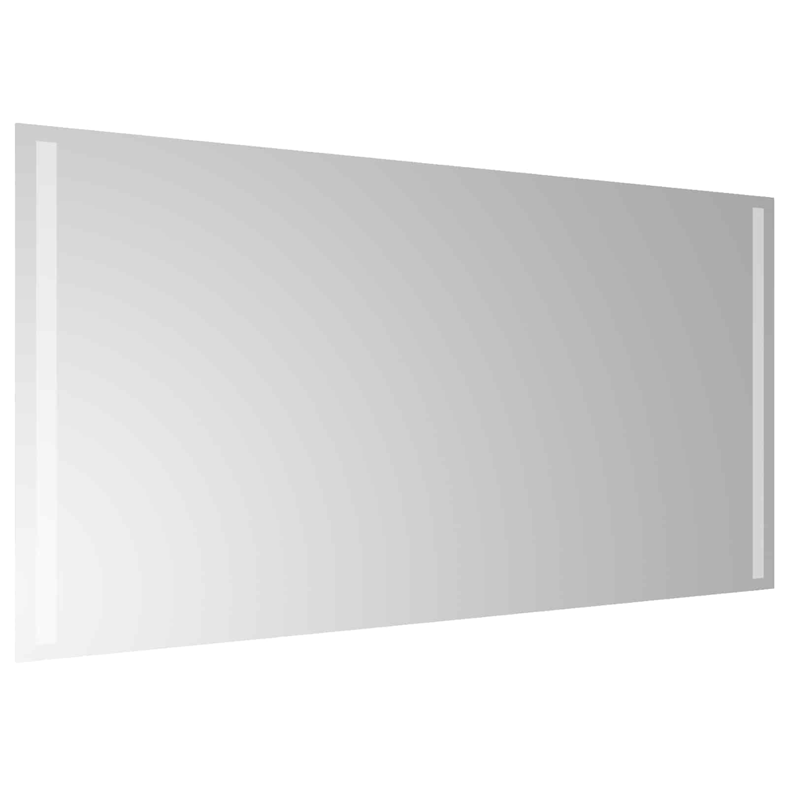 Καθρέφτης μπάνιου LED Διαφανές 100 x 50 cm σκληρυμένο γυαλί - Pakobazaar
