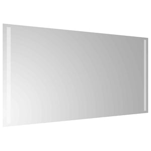 Καθρέφτης μπάνιου LED Διαφανές 100 x 60 cm σκληρυμένο γυαλί - Pakobazaar