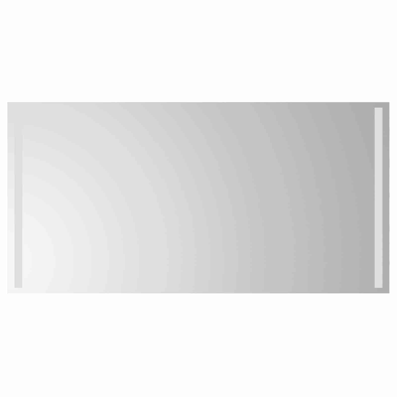 Καθρέφτης μπάνιου LED Διαφανές 100 x 60 cm σκληρυμένο γυαλί - Pakobazaar