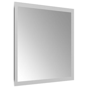 Καθρέφτης μπάνιου LED Διαφανές 30 x 30 cm σκληρυμένο γυαλί