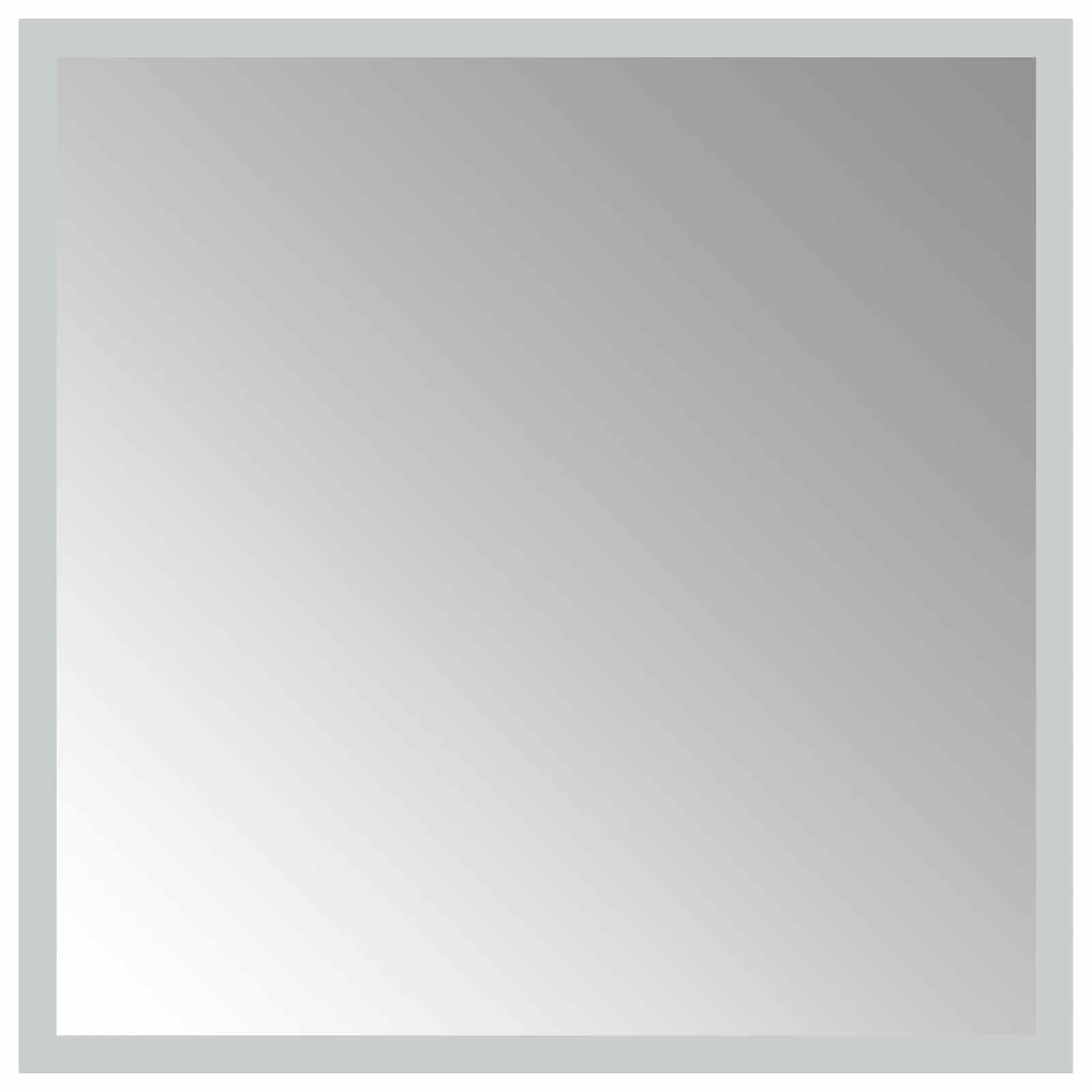 Καθρέφτης μπάνιου LED Διαφανές 40 x 40 cm σκληρυμένο γυαλί - Pakobazaar