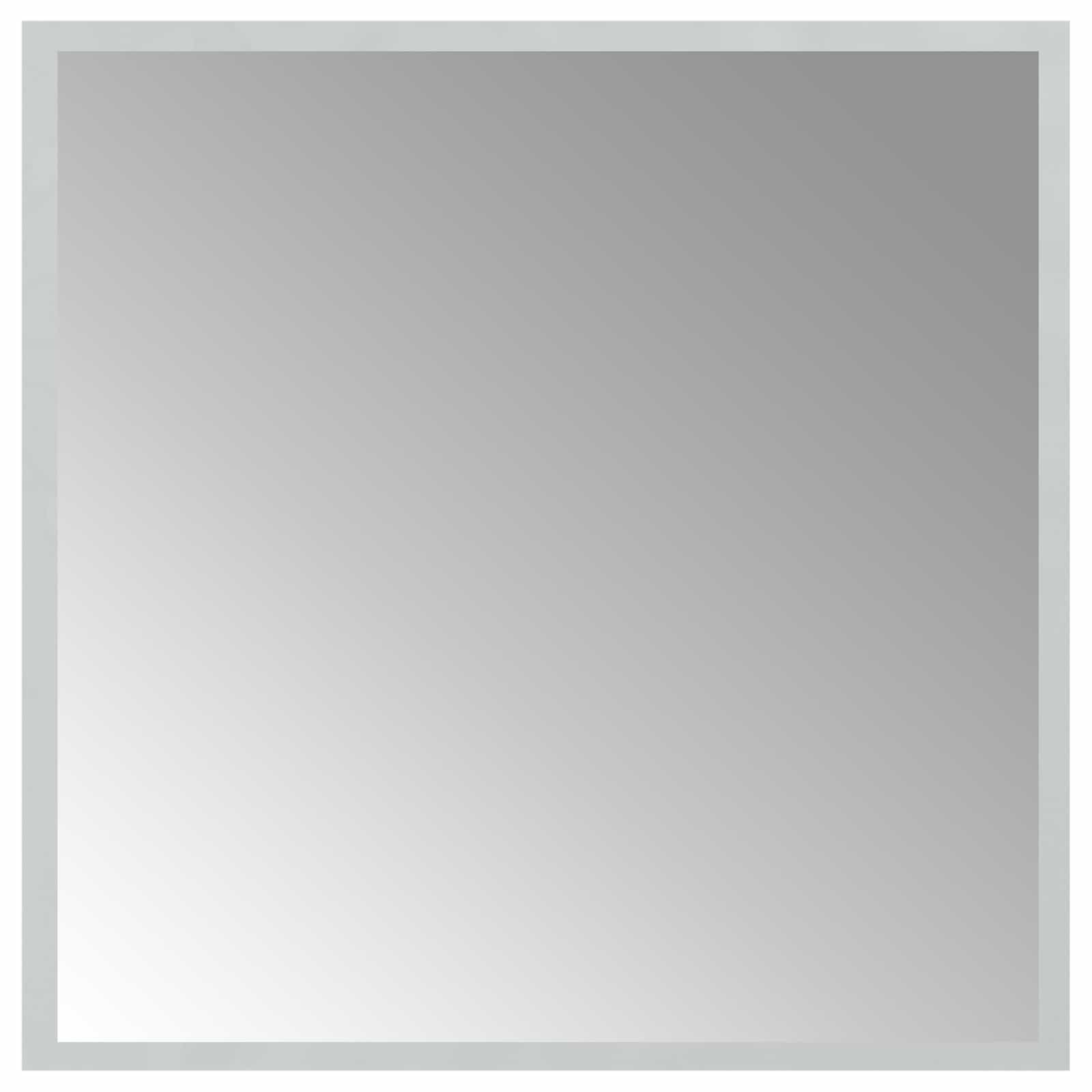 Καθρέφτης μπάνιου LED Διαφανές 50 x 50 cm σκληρυμένο γυαλί