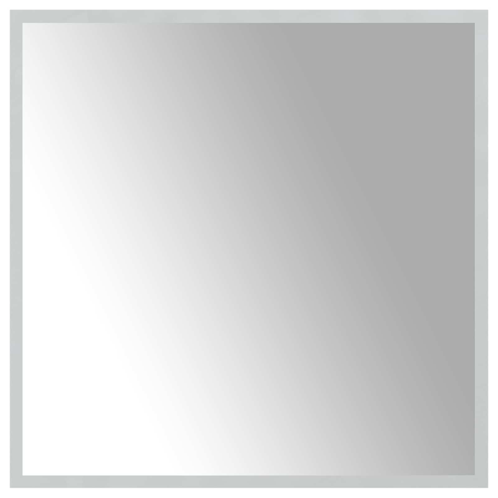 Καθρέφτης μπάνιου LED Διαφανές 60 x 60 cm σκληρυμένο γυαλί