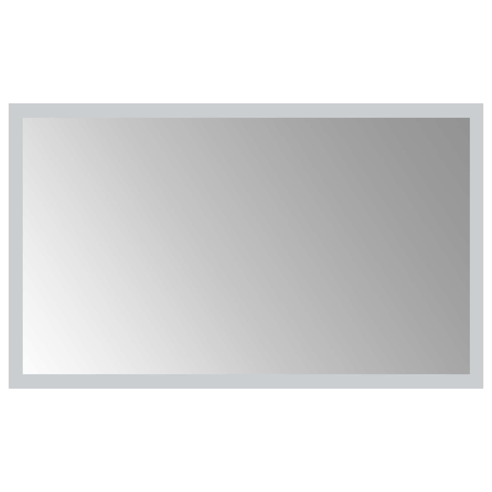 Καθρέφτης μπάνιου LED Διαφανές 50 x 30 cm σκληρυμένο γυαλί - Pakobazaar