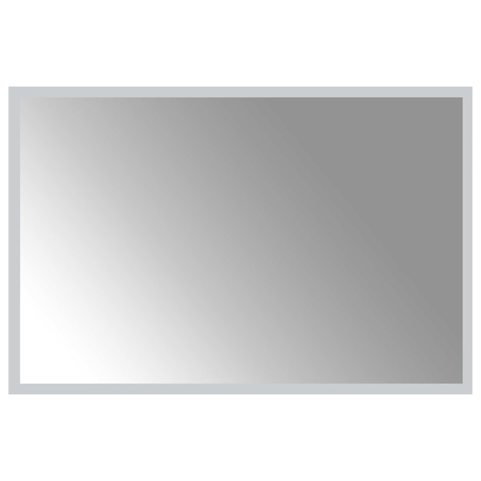 Καθρέφτης μπάνιου LED Διαφανές 60 x 40 cm σκληρυμένο γυαλί