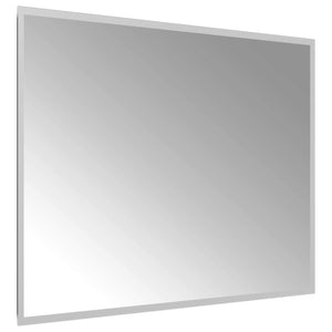 Καθρέφτης μπάνιου LED Διαφανές 80 x 60 cm σκληρυμένο γυαλί - Pakobazaar