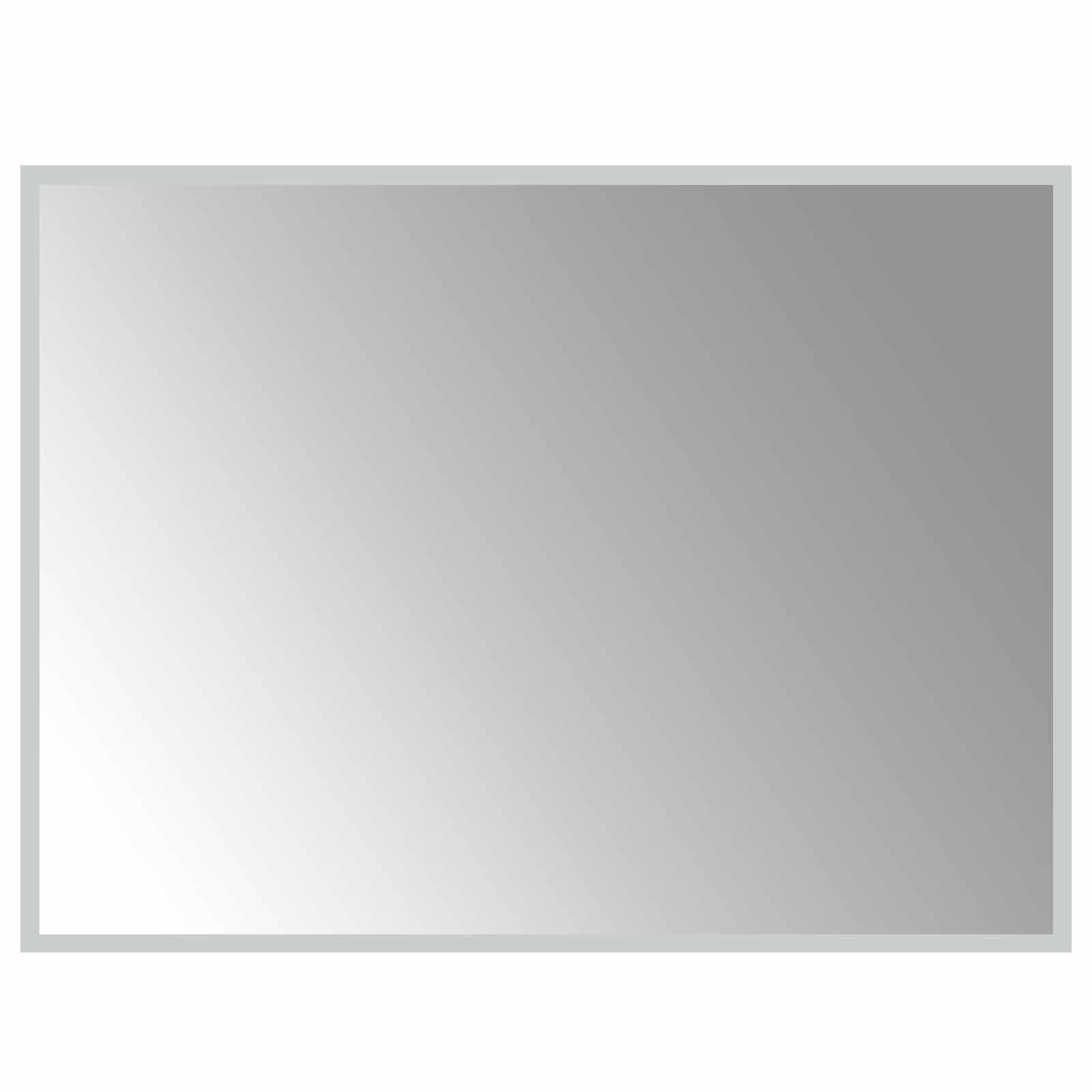 Καθρέφτης μπάνιου LED Διαφανές 80 x 60 cm σκληρυμένο γυαλί - Pakobazaar
