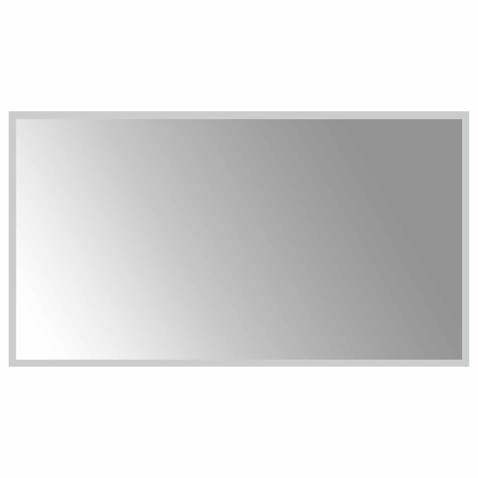 Καθρέφτης μπάνιου LED Διαφανές 90 x 50 cm σκληρυμένο γυαλί