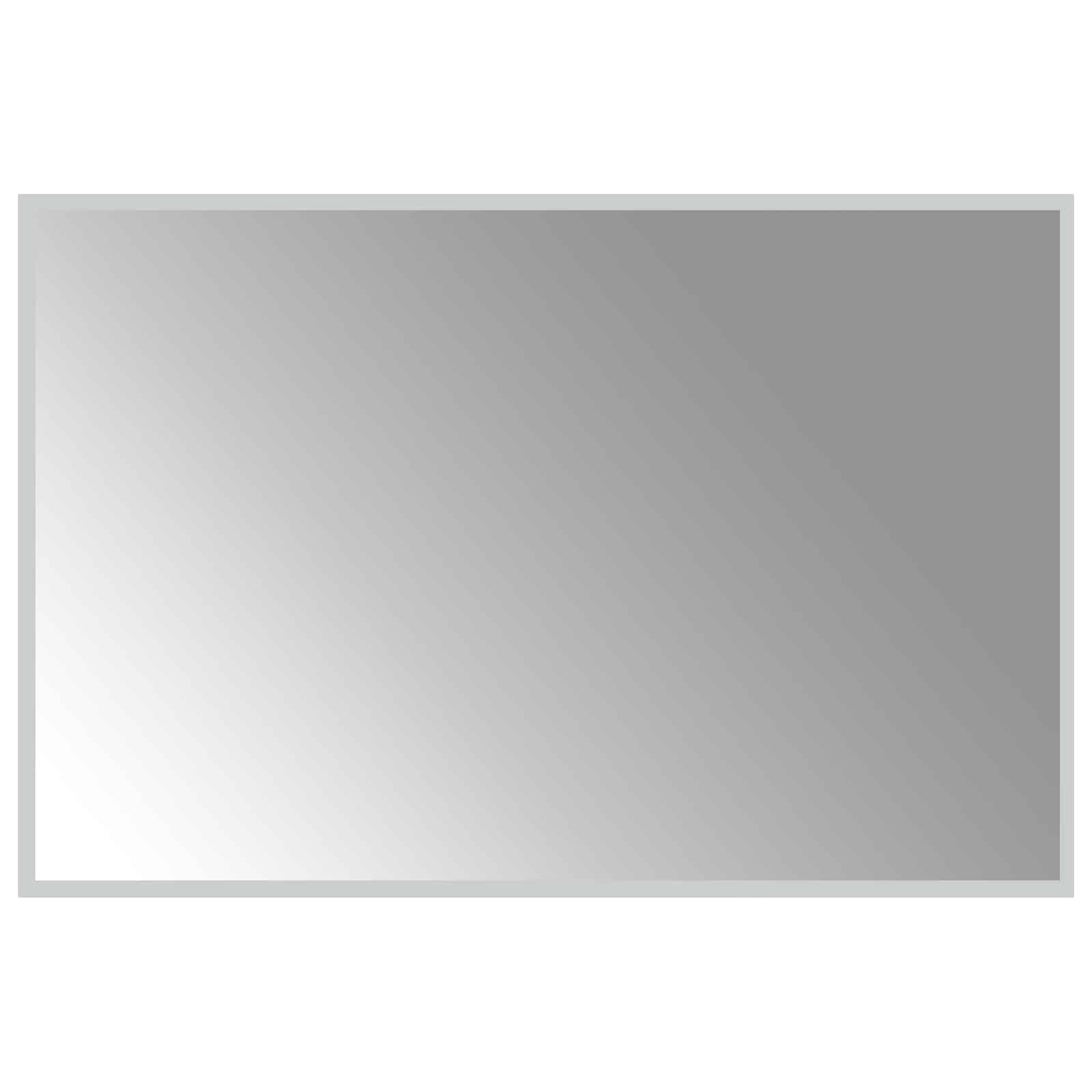 Καθρέφτης μπάνιου LED Διαφανές 90 x 60 cm σκληρυμένο γυαλί - Pakobazaar