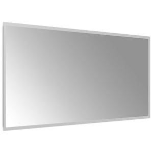 Καθρέφτης μπάνιου LED Διαφανές 100 x 50 cm σκληρυμένο γυαλί - Pakobazaar