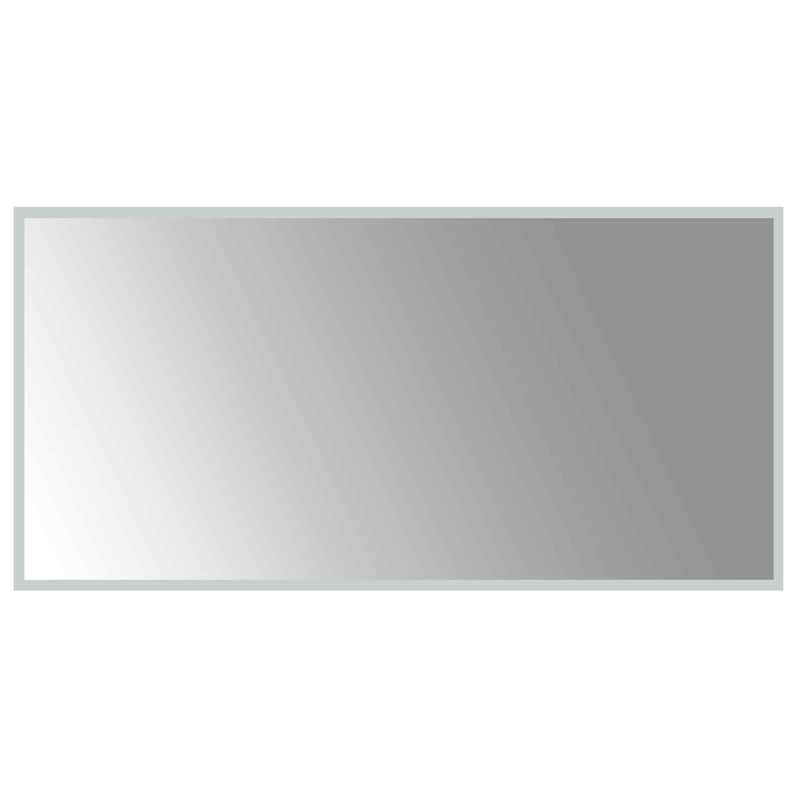 Καθρέφτης μπάνιου LED Διαφανές 100 x 50 cm σκληρυμένο γυαλί