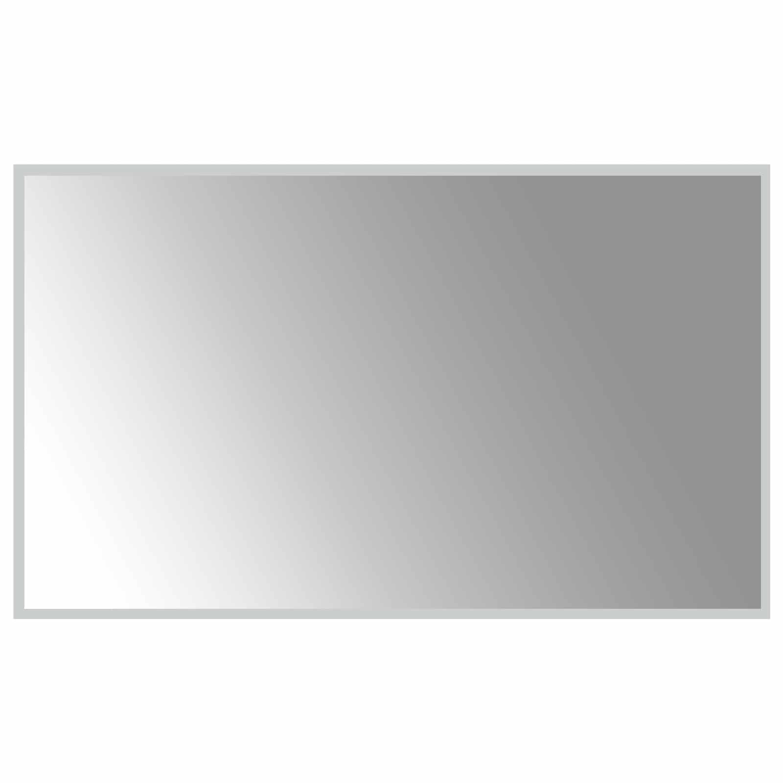 Καθρέφτης μπάνιου LED Διαφανές 100 x 60 cm σκληρυμένο γυαλί