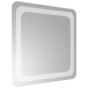Καθρέφτης μπάνιου LED Διαφανές 40 x 40 cm σκληρυμένο γυαλί - Pakobazaar