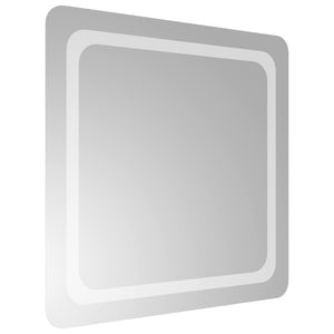Καθρέφτης μπάνιου LED Διαφανές 60 x 60 cm σκληρυμένο γυαλί - Pakobazaar